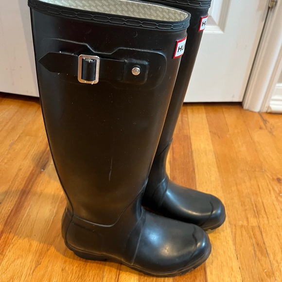Hunter Shoes - EXCELLENT used condition HUNTER Tall BOOTS black size EU 37